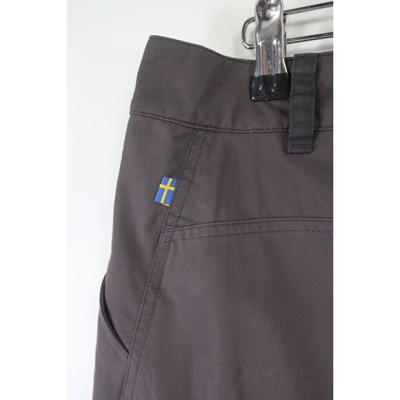 Fjallraven Abisko Lite Shorts Reg. Fit Mid Waist Gray Size 33 34 Gorpcore Trek - Picture 8 of 11